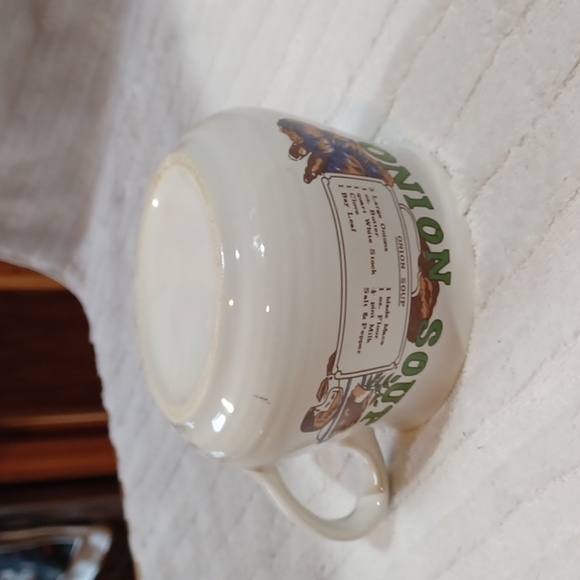 Vintage Onion Soup‎ Mug  XLarge Cup - Picture 3 of 5
